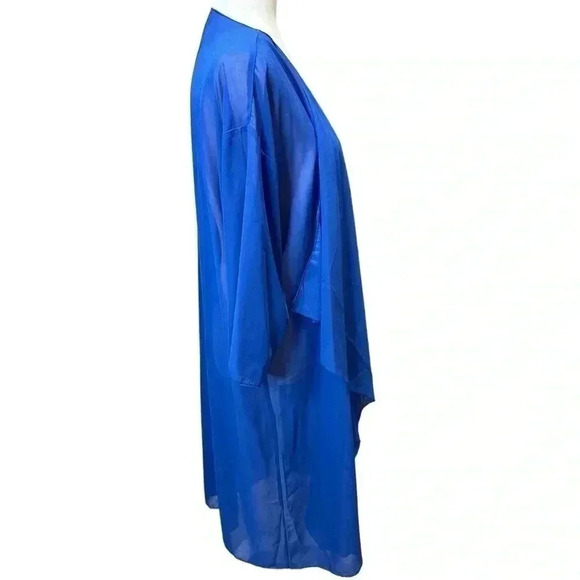 LULAROE Royal Blue Shirley Kimono Size Medium - Picture 3 of 5